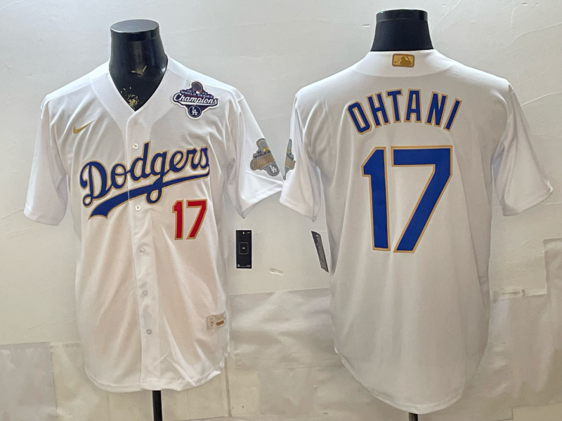 Men 2026 Los Angeles Dodgers #17 Ohtani White Game Nike MLB Jersey 0402004->->MLB Jersey